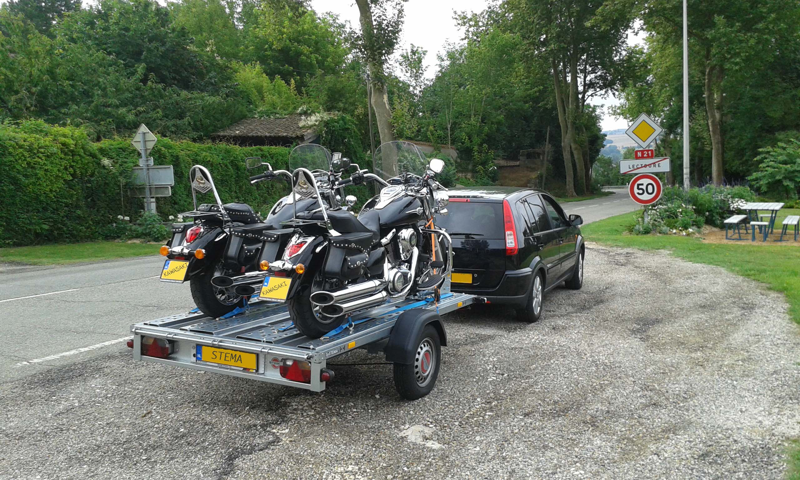 Remorca MOTO STM 3/ 250-150 cm, 750 kg